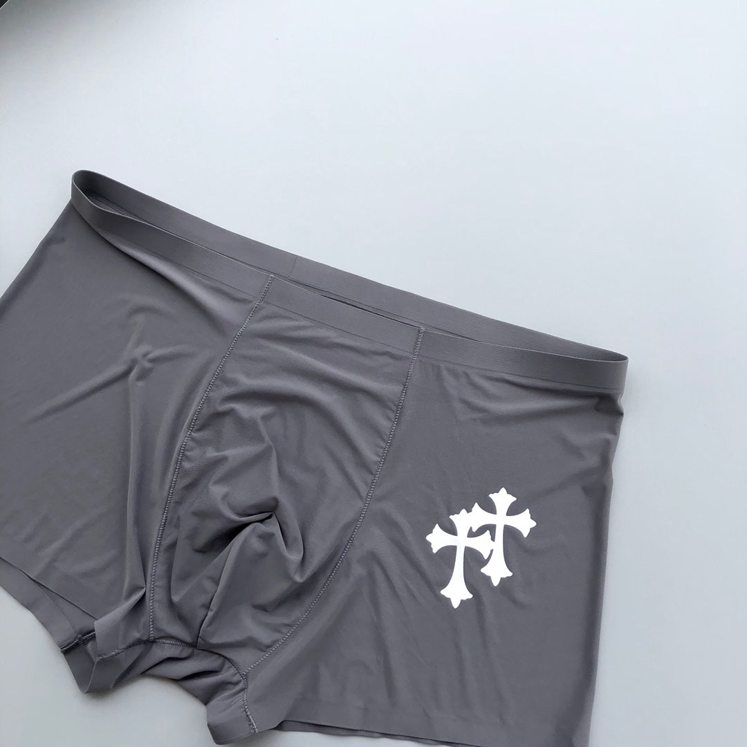 Chrome Hearts Black Grey White Large Cross Boxer Briefs, image 6