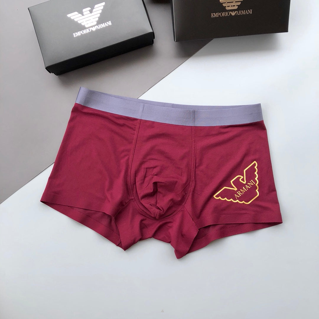 Armani Outline Eagle Mixed-Colour Boxer Briefs, Box of 3, gallery image 5