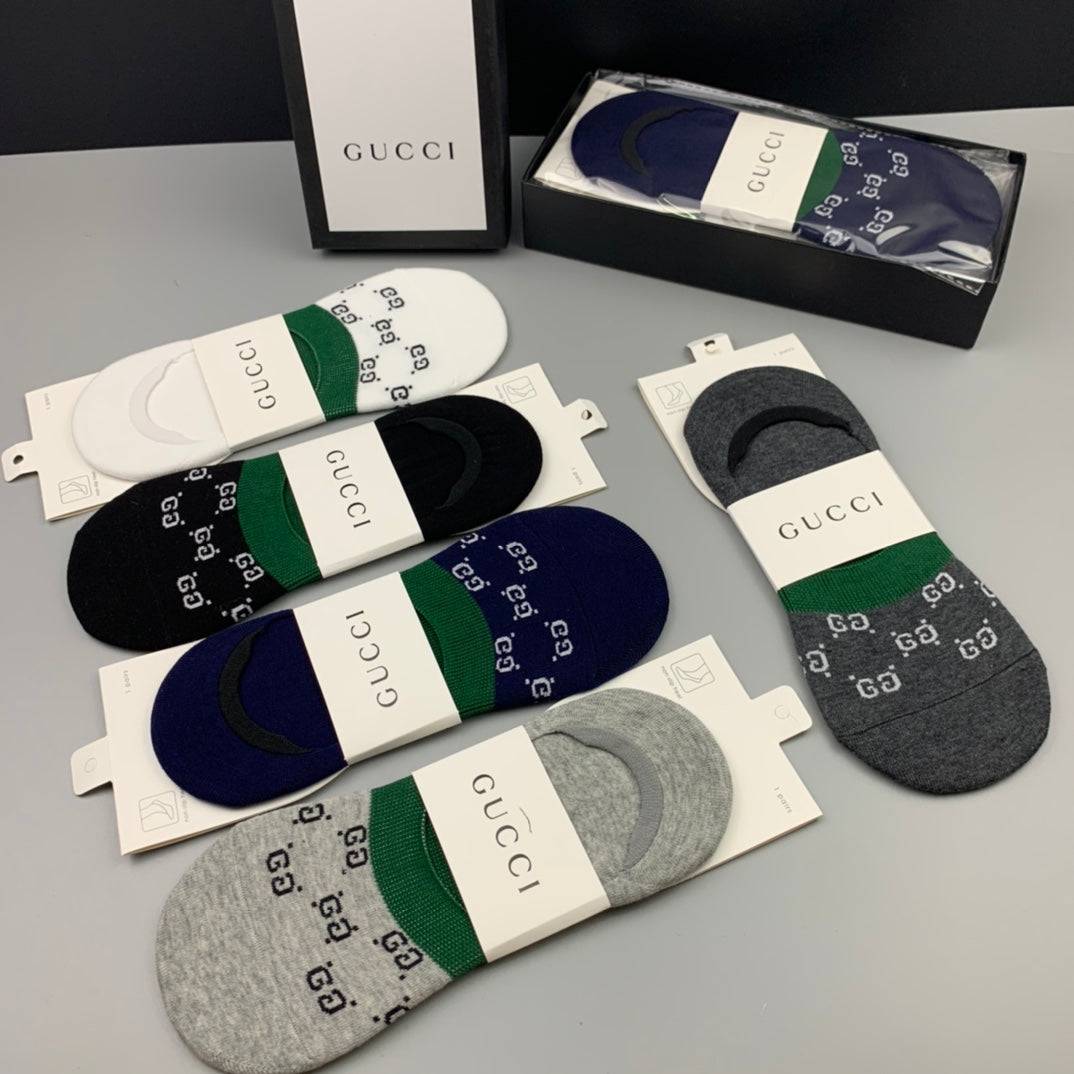 Gucci Camouflage Packaged Low Opening No-Show Socks, image 6