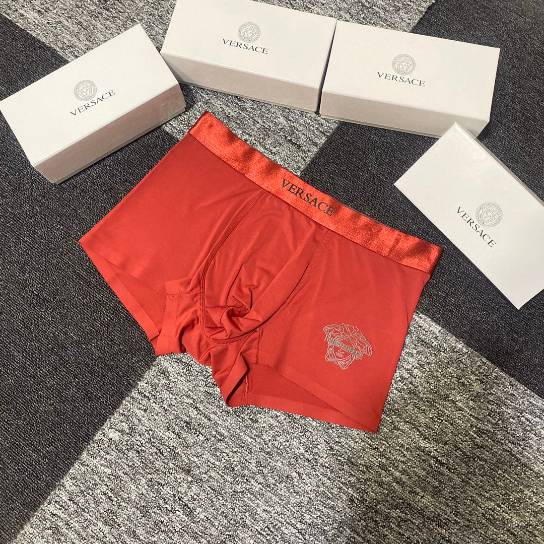 Versace Blue Orange Grey Small Medallion Boxer Briefs, image 7