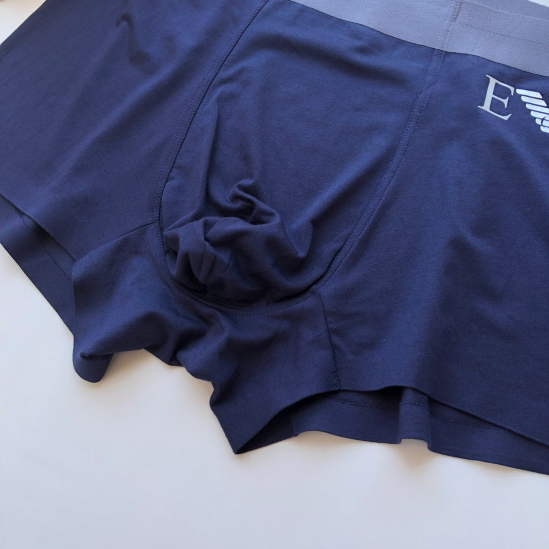 Armani Dark Letter-Detail Boxer Briefs, Box of 3, gallery image 9