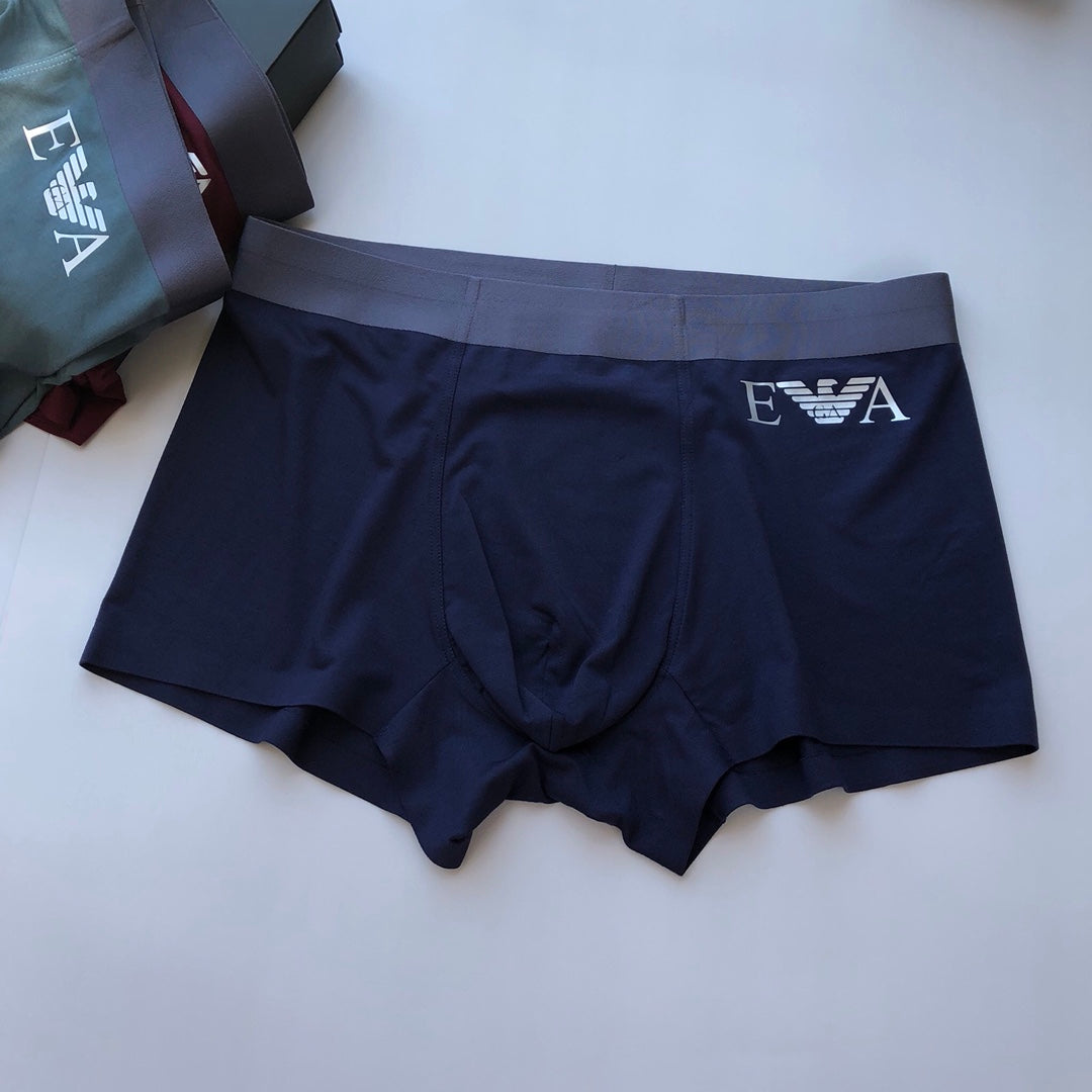Armani Dark Letter-Detail Boxer Briefs, Box of 3, gallery image 6