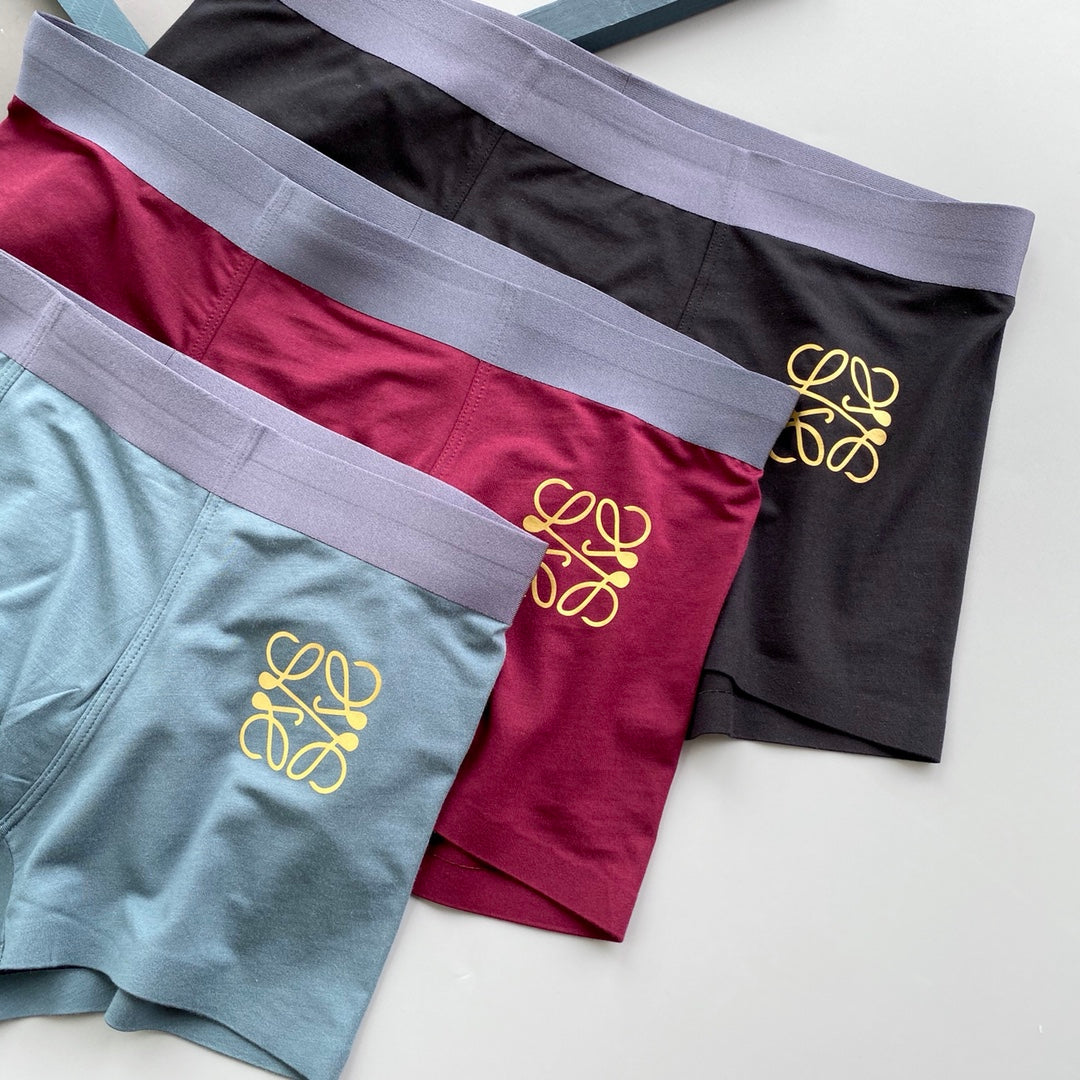 LOEWE Gold-Tone Anagram Boxer Briefs, gallery image 2