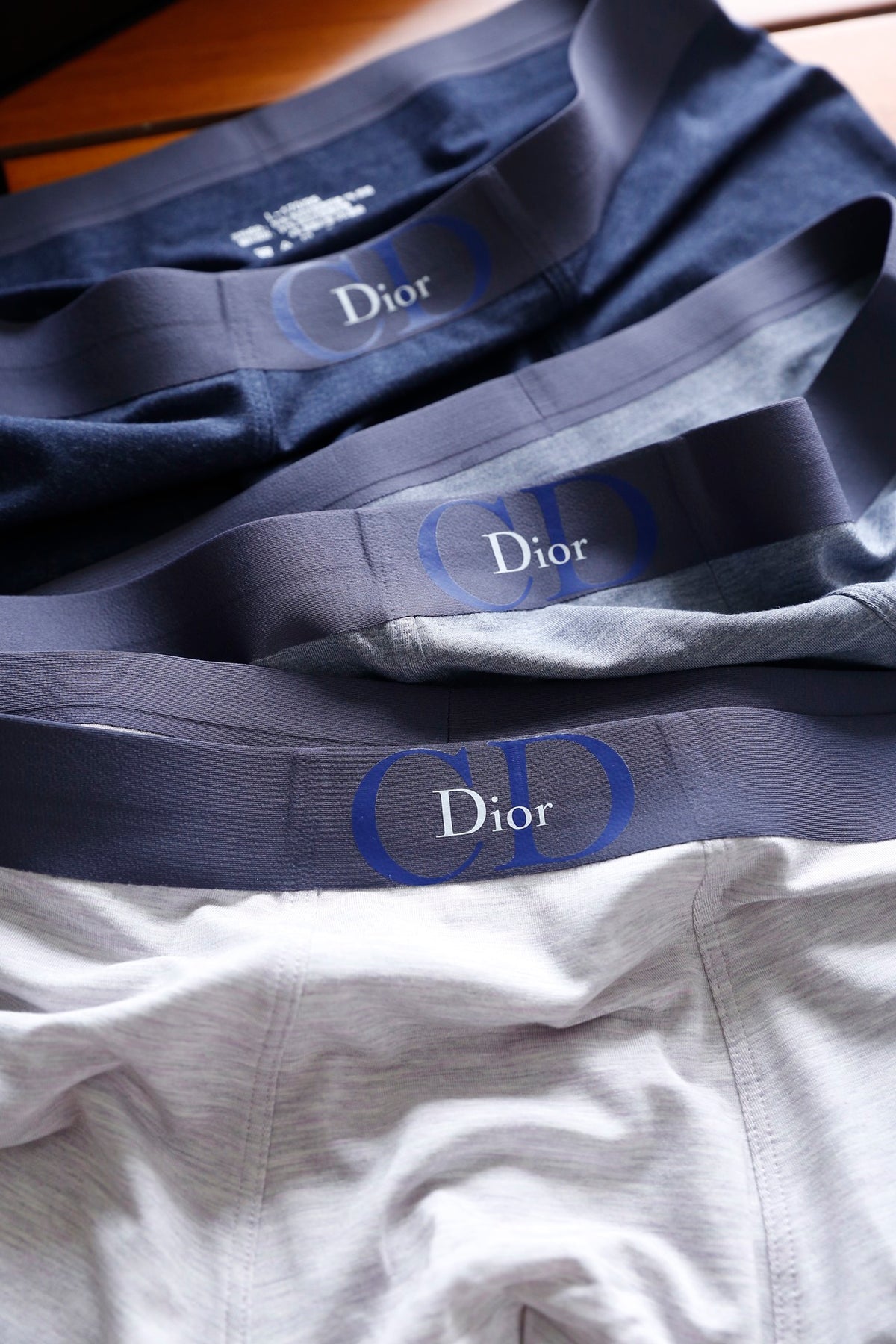 Dior White Narrow Dark Waist Boxer Briefs, image 6