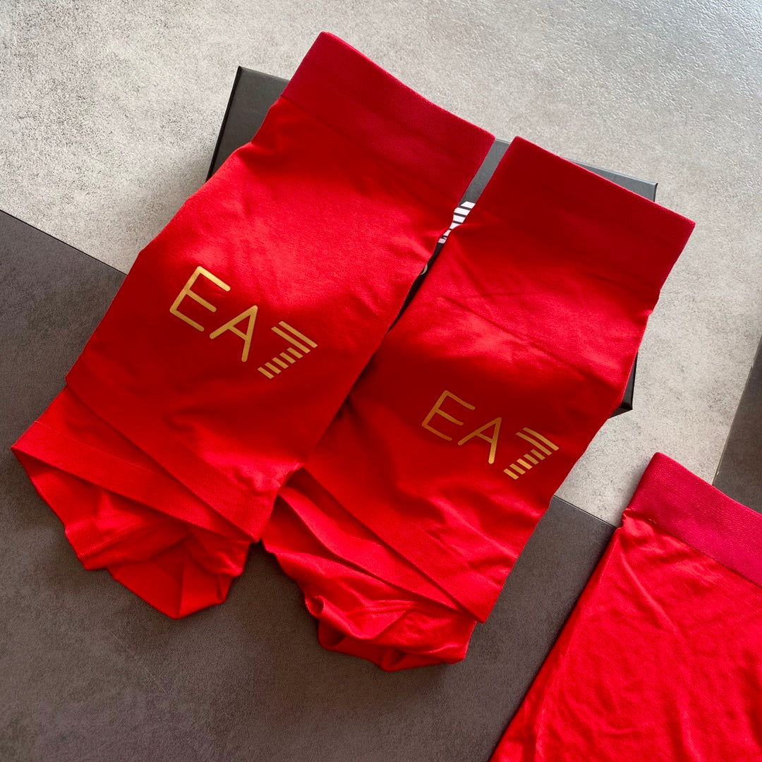 Emporio Armani Red Folded Small EA7 Boxer Briefs, image 7
