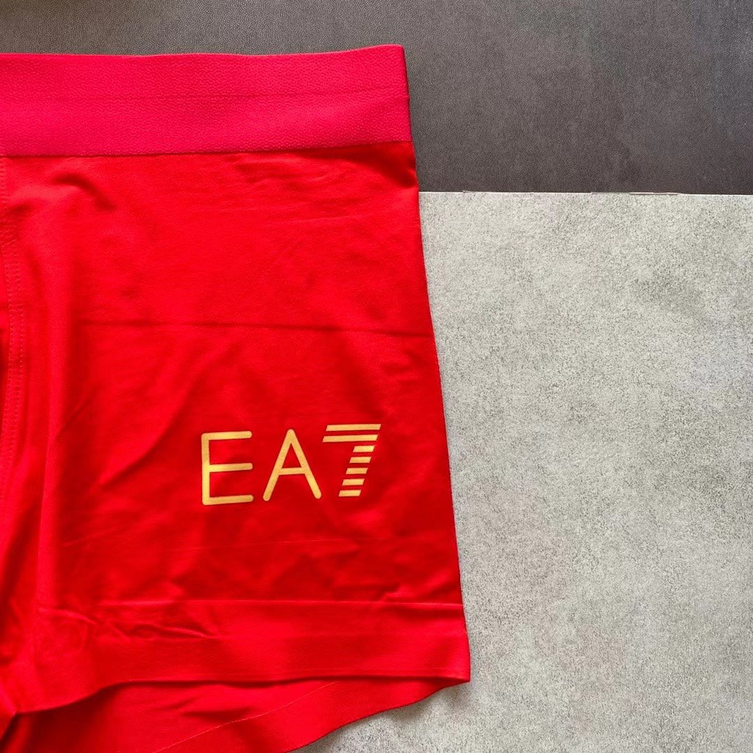 Emporio Armani Red Small EA7 Marks Boxer Briefs, image 9