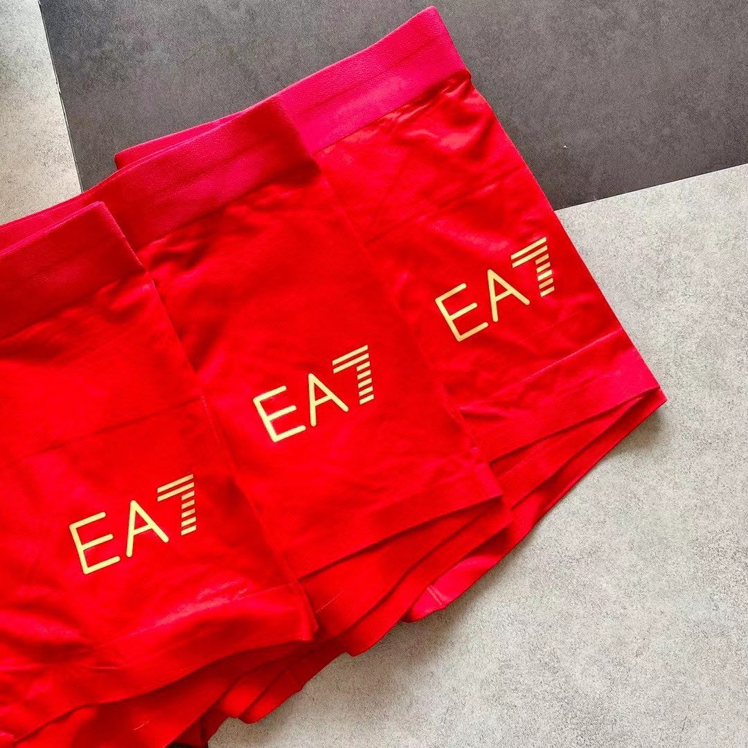Emporio Armani Red Small EA7 Marks Boxer Briefs, image 8