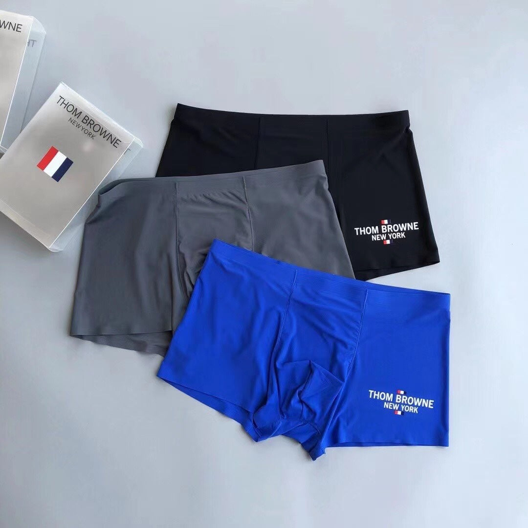 Thom Browne Small Wordmark Colour-Mix Boxer Briefs, gallery image 2