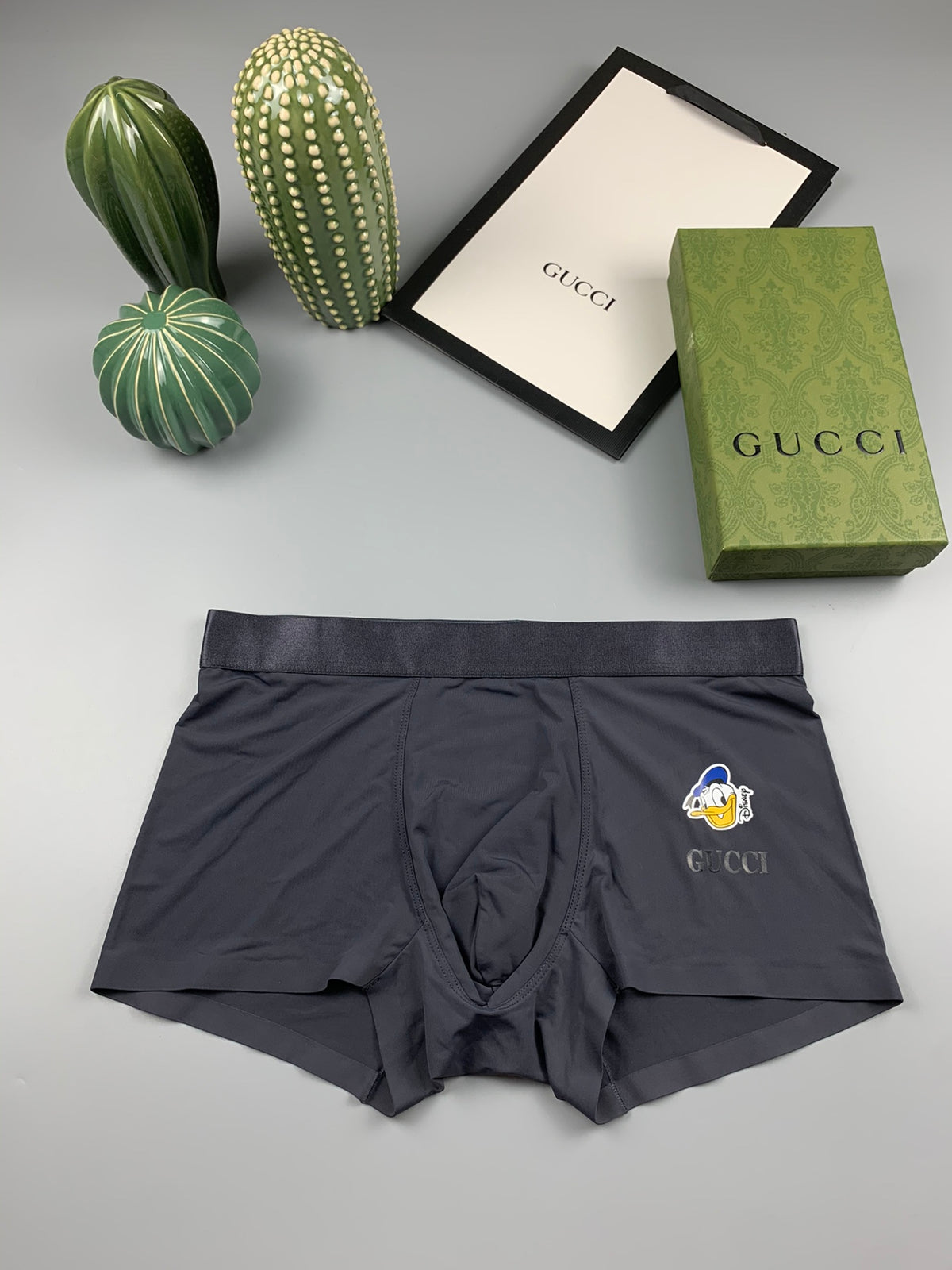 Gucci Black Small Gold Bee Boxer Briefs, image 2