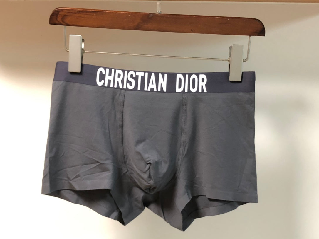 Dior Boxed Bold White Wordmark Bands Boxer Briefs, image 7