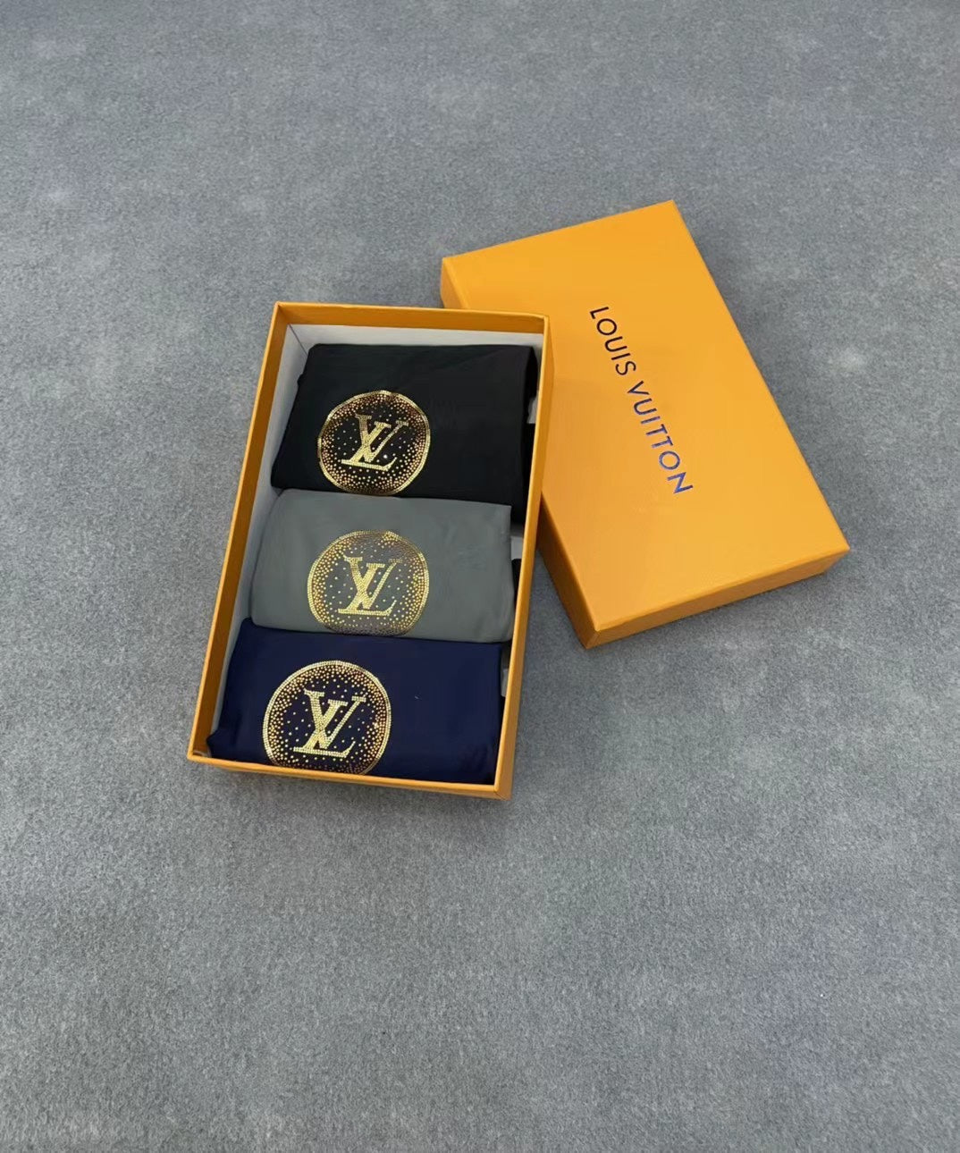 Louis Vuitton Boxed Dark Large Circle Monograms Boxer Briefs, image 3