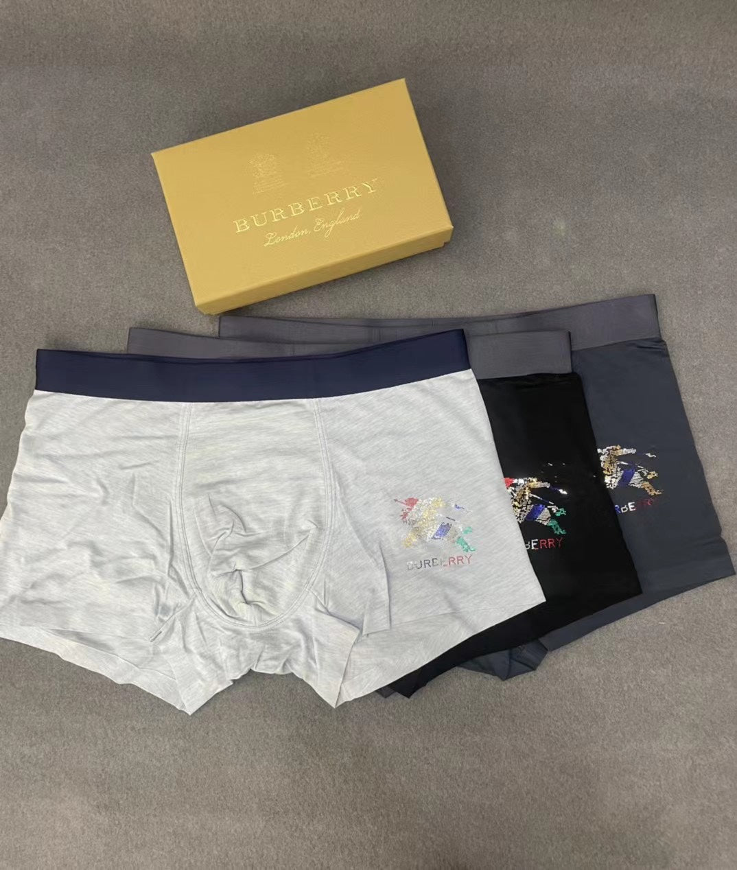 Burberry Boxed Dark Pastel Cartoon Panels Boxer Briefs, image 7
