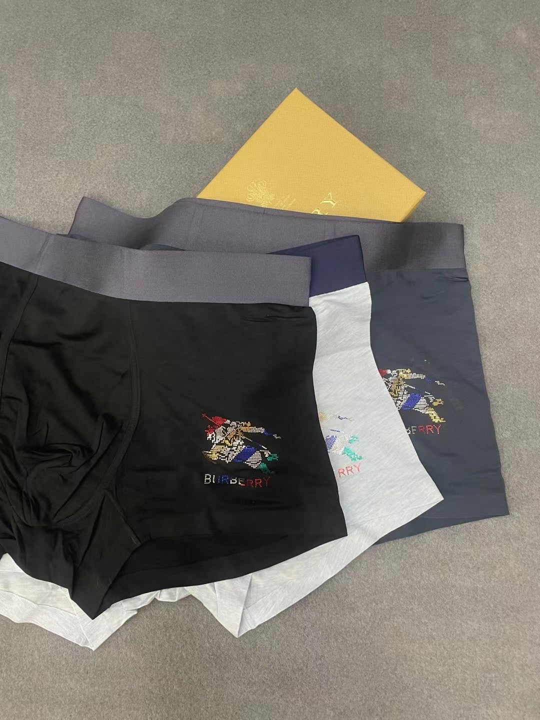 Burberry Boxed Dark Pastel Cartoon Panels Boxer Briefs, image 6