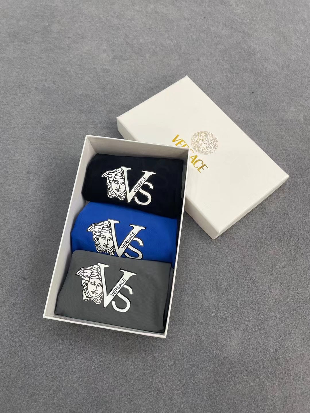 Versace Boxed Bold VS Monograms Boxer Briefs, image 3