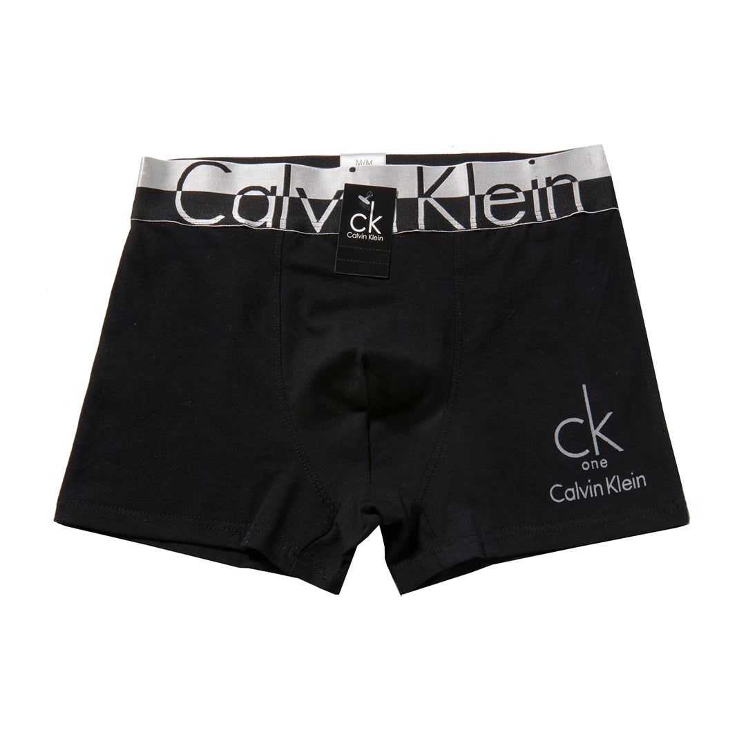 Calvin Klein Black Compact Waist Mark Boxer Briefs, image 1