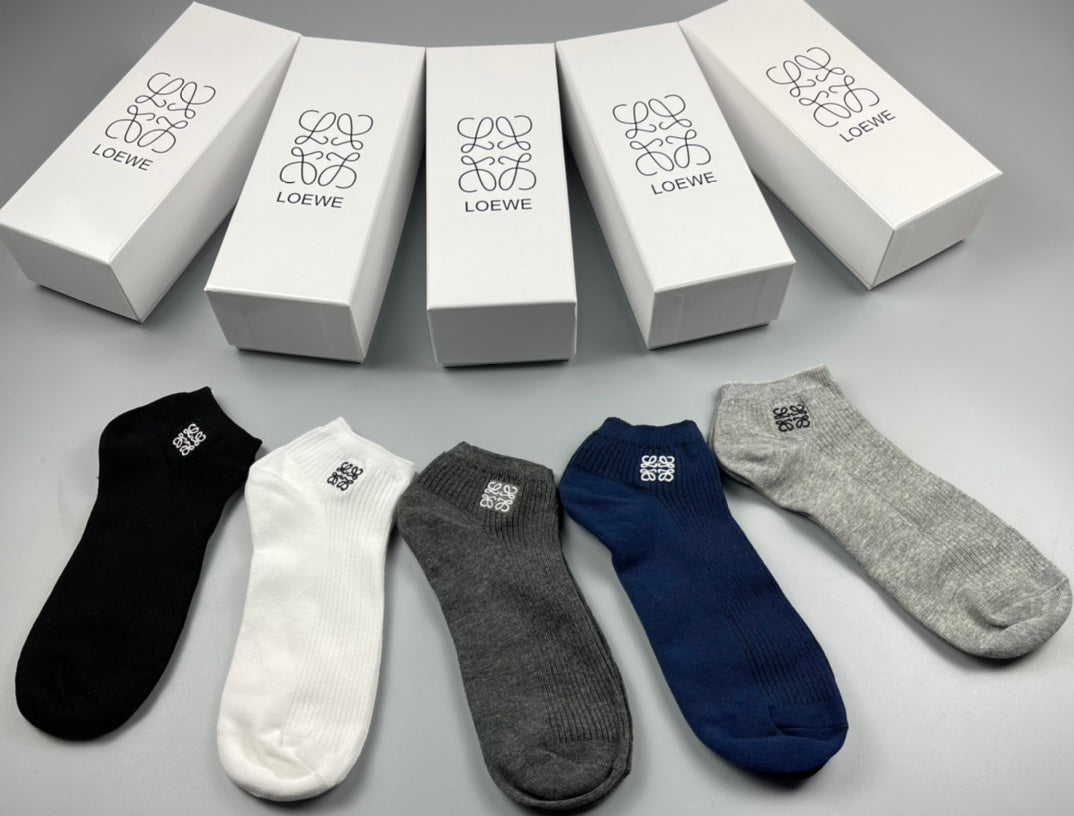 LOEWE Low-Cut Small-Logo Socks, gallery image 2