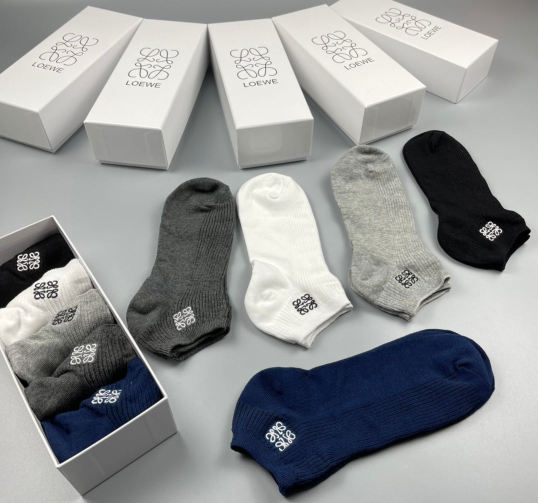 LOEWE Low-Cut Small-Logo Socks, gallery image 9