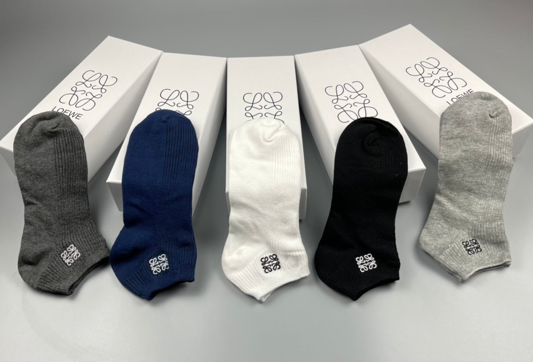 LOEWE Low-Cut Small-Logo Socks, gallery image 6