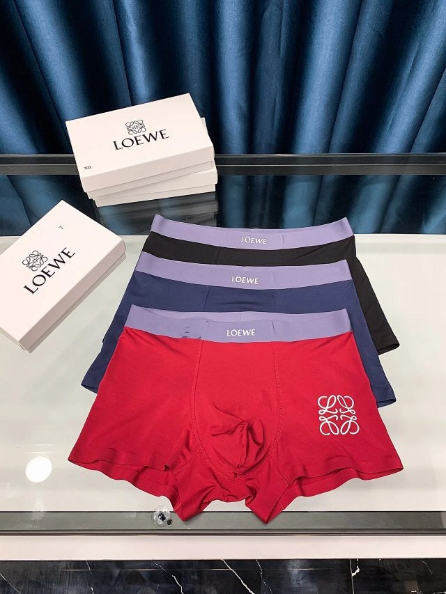 LOEWE Bright Red Logo Boxer Briefs, gallery image 1