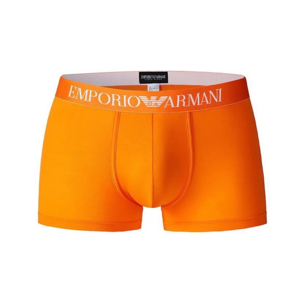 Emporio Armani Red Navy Black Waist Bands Boxer Briefs, image 6