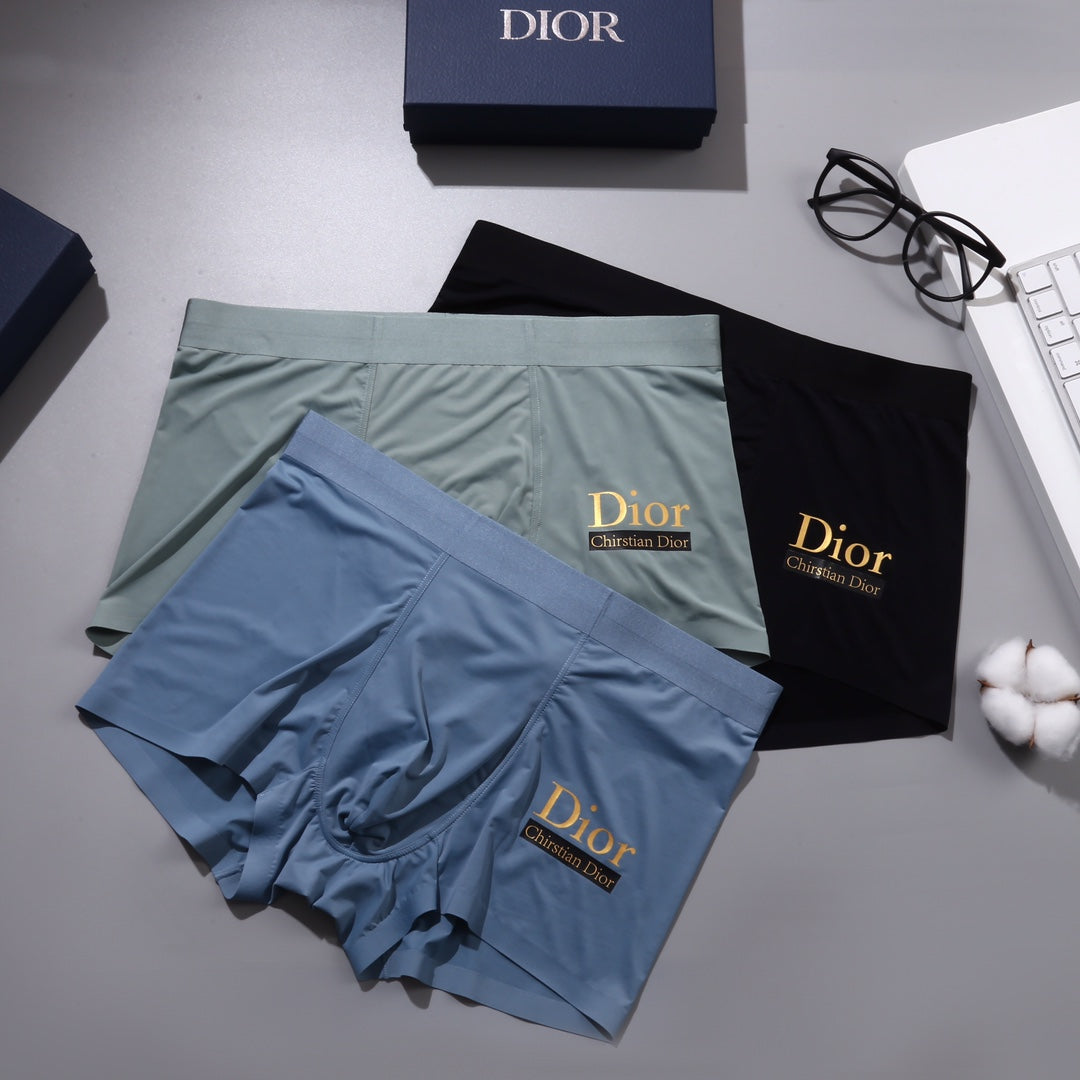 Dior Muted Shades Small Front Text Boxer Briefs, image 2