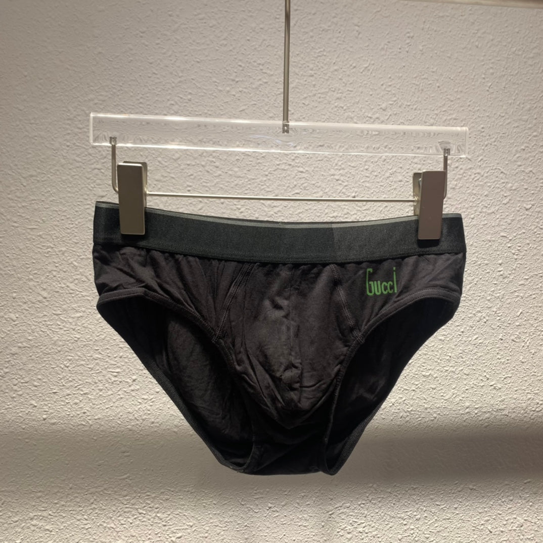 Gucci Grey Classic Narrow Leg Brief Men's Briefs, image 3