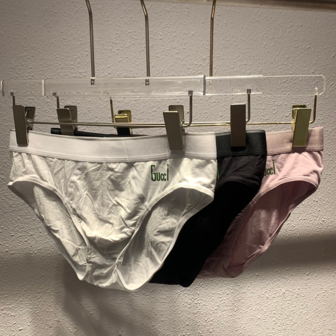 Gucci Grey Classic Narrow Leg Brief Men's Briefs, image 4