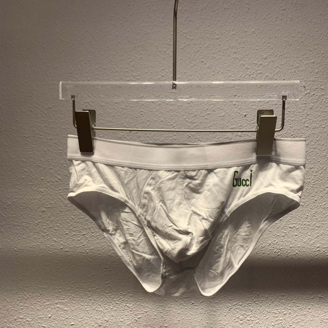 Gucci Grey Classic Narrow Leg Brief Men's Briefs, image 1