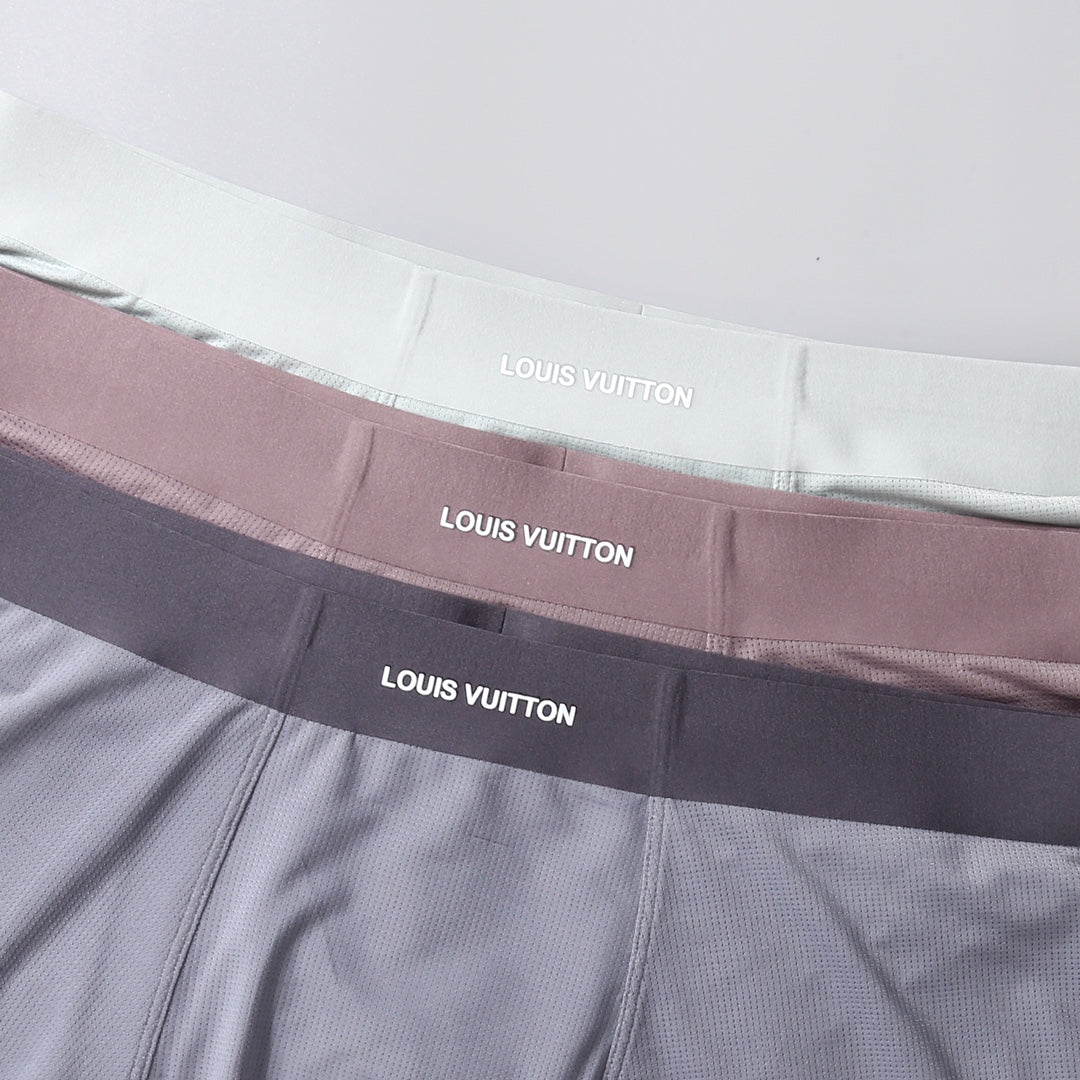 Louis Vuitton Muted Folded Plain Contrast Waist Boxer Briefs, image 8