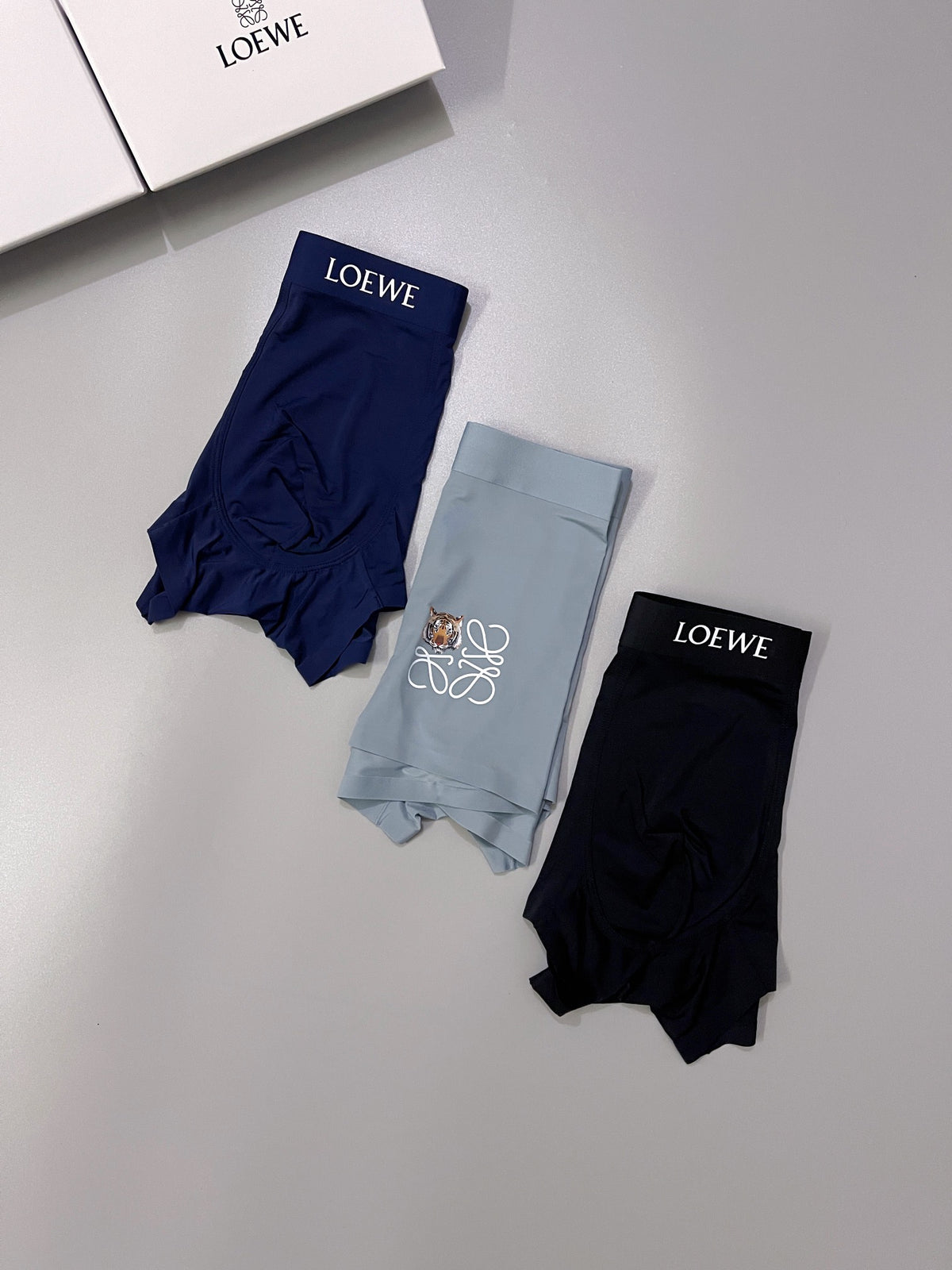 LOEWE Compact Anagram Dark Boxer Briefs, gallery image 7