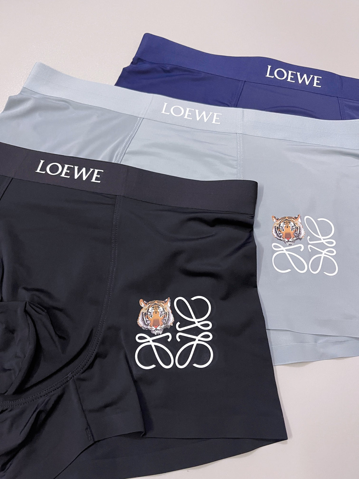 LOEWE Compact Anagram Dark Boxer Briefs, gallery image 4
