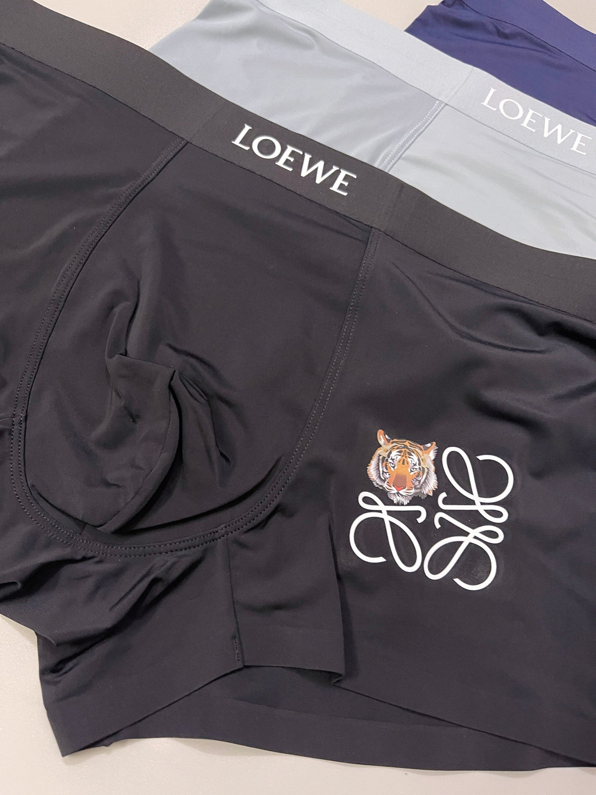 LOEWE Compact Anagram Dark Boxer Briefs, gallery image 6