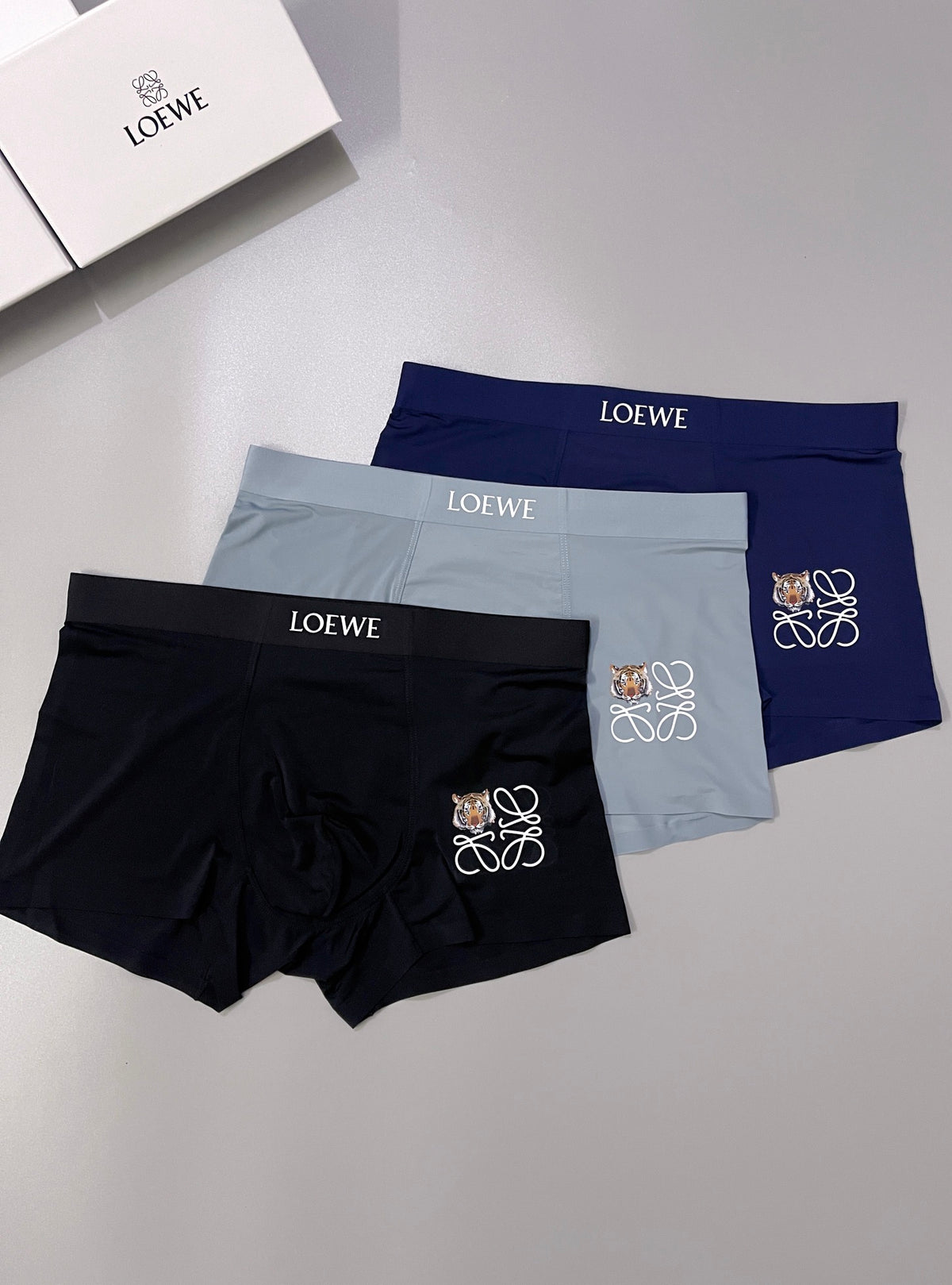 LOEWE Compact Anagram Dark Boxer Briefs, gallery image 2