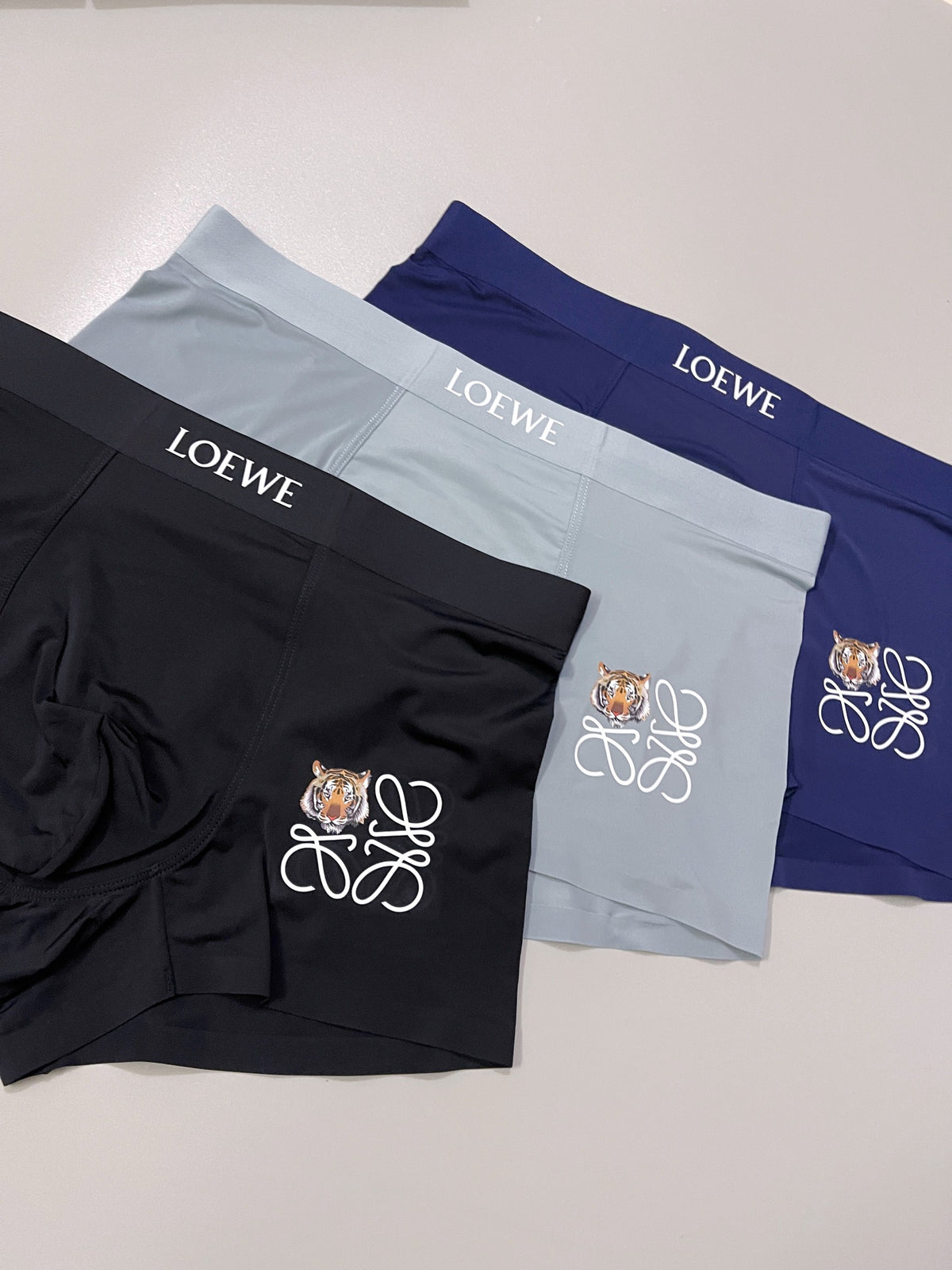 LOEWE Compact Anagram Dark Boxer Briefs, gallery image 3