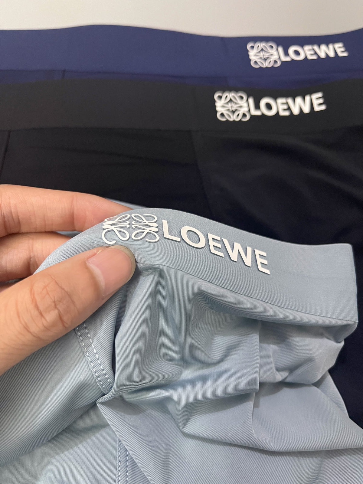 LOEWE Raised-Style Wordmark Boxer Briefs, gallery image 7