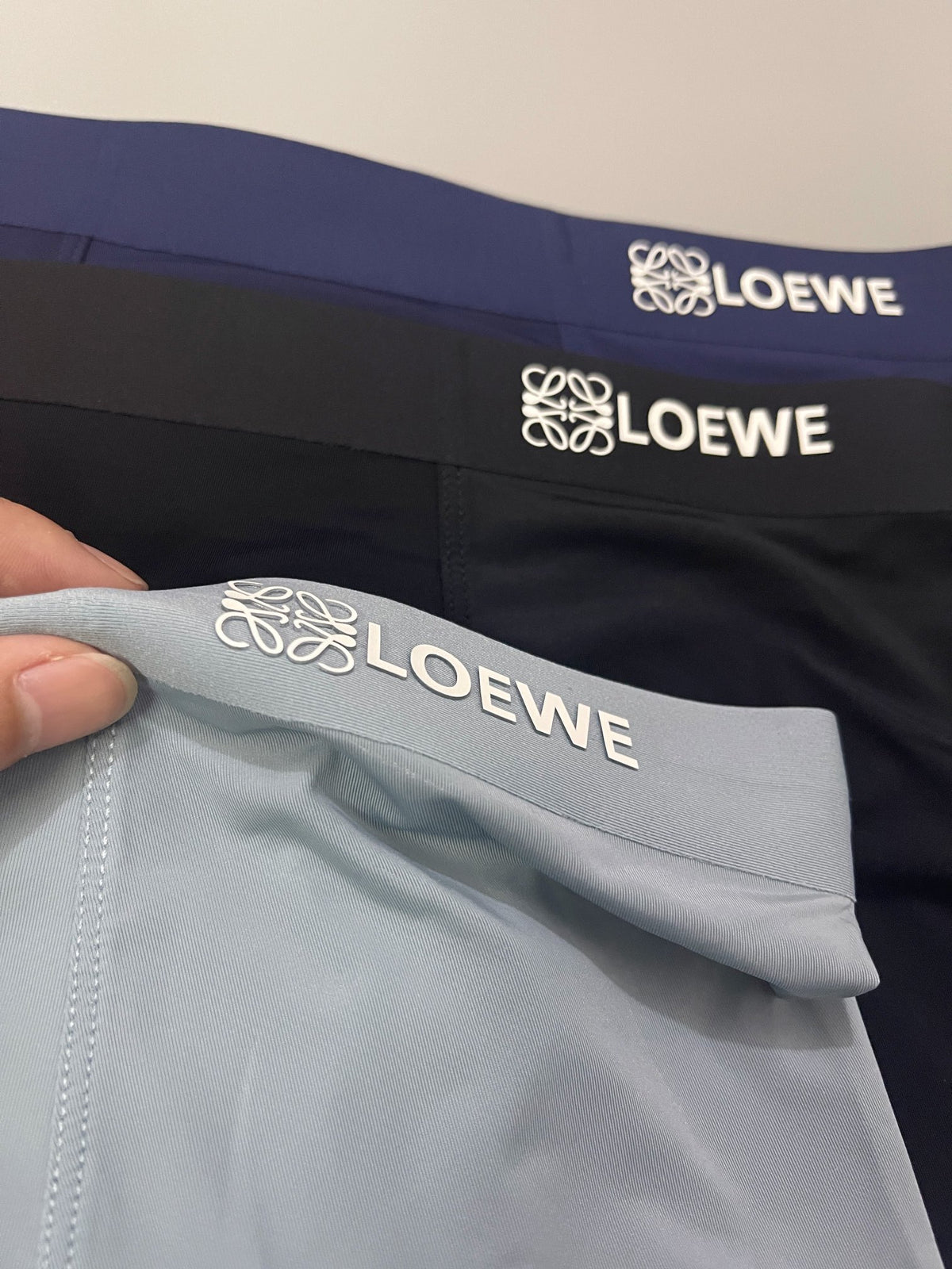 LOEWE Raised-Style Wordmark Boxer Briefs, gallery image 6