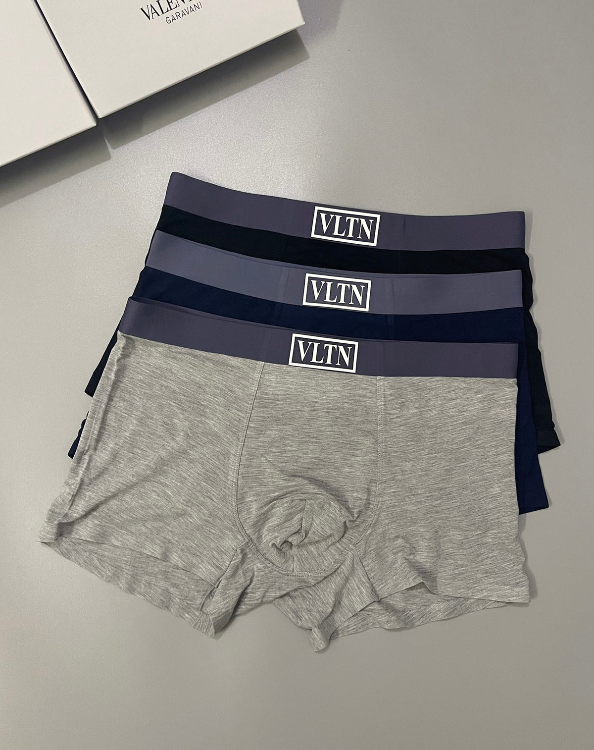 Valentino VLTN Men's Boxer Briefs, Box of 3, product gallery image 3