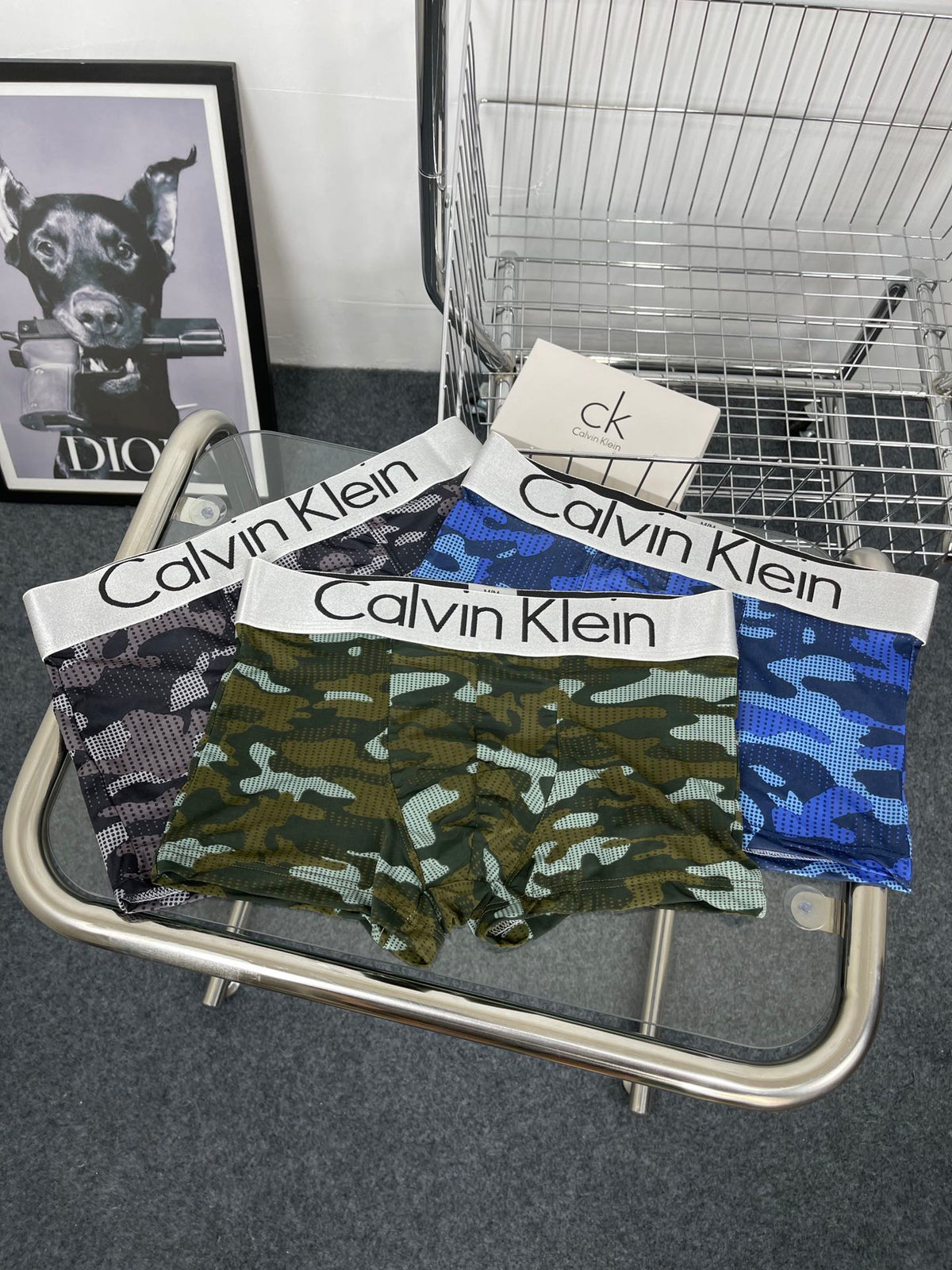 Calvin Klein Boxed Dark Camouflage Boxer Briefs, image 2