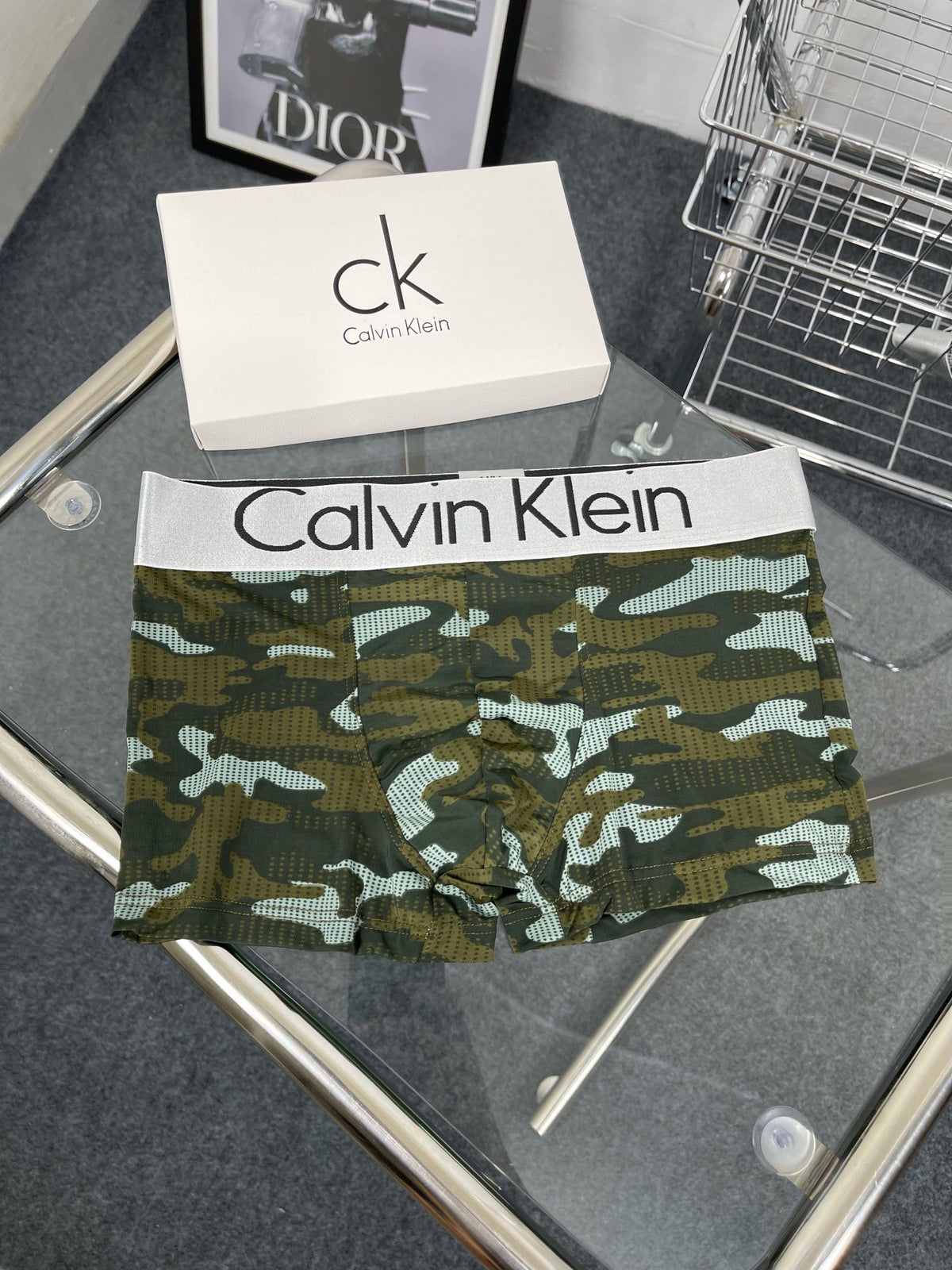 Calvin Klein Boxed Dark Camouflage Boxer Briefs, image 4