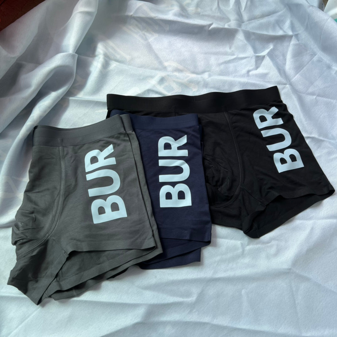 Burberry Dark Shades Bold BUR Side Letters Boxer Briefs, image 4