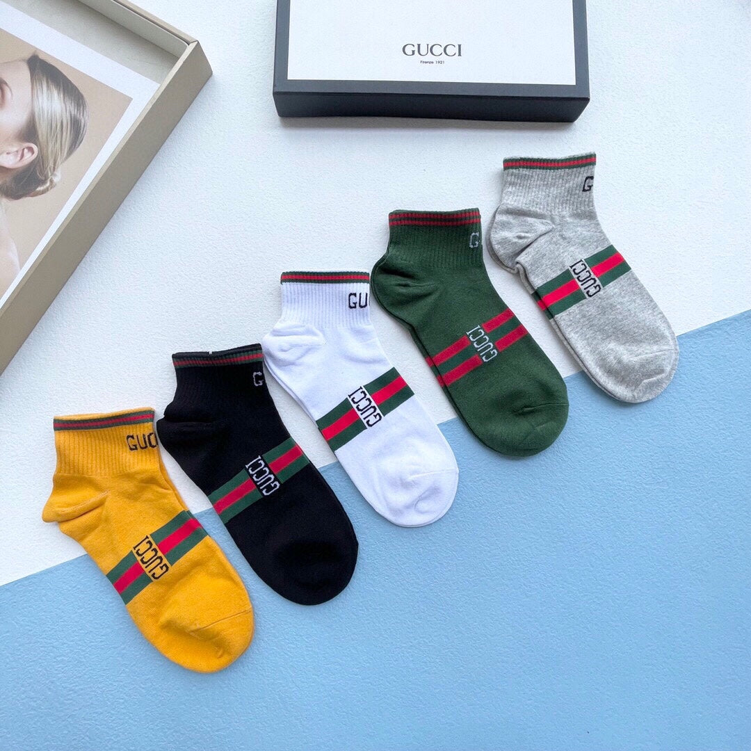 Gucci Bright Shades Stripe Ankles Ankle Socks, image 2