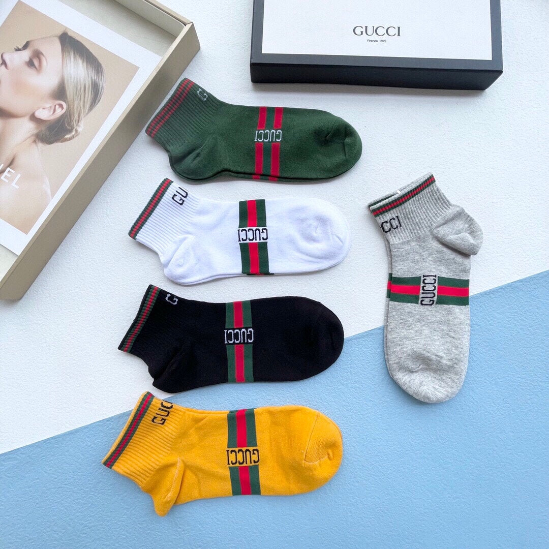 Gucci Bright Shades Stripe Ankles Ankle Socks, image 3