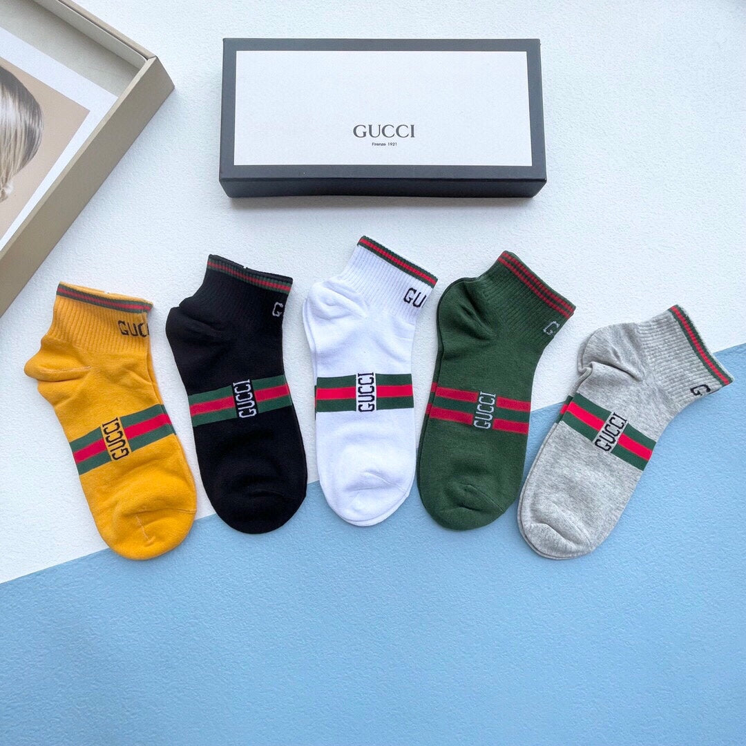 Gucci Bright Shades Stripe Ankles Ankle Socks, image 1