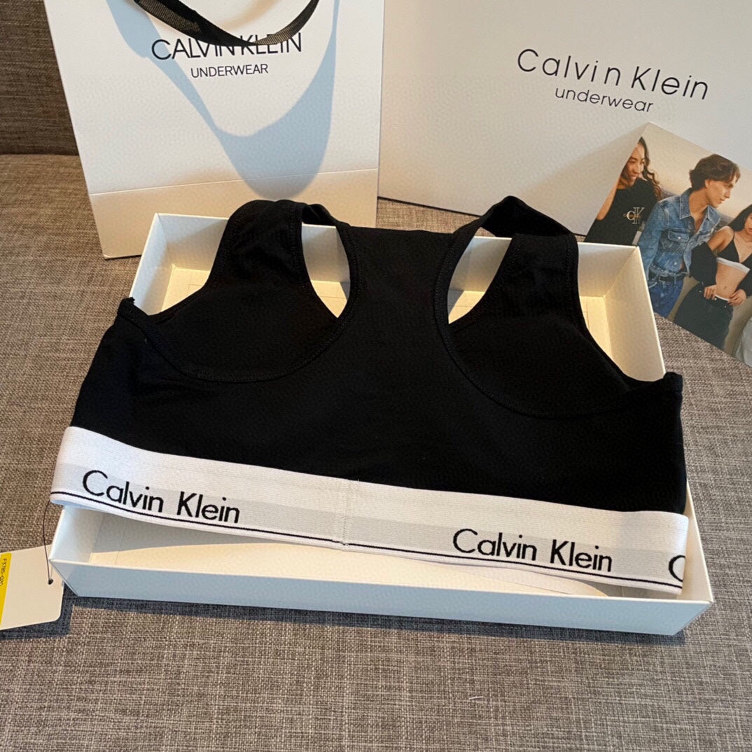 Calvin Klein Black Wide Band Brief Set Bralette and Brief Set, image 5
