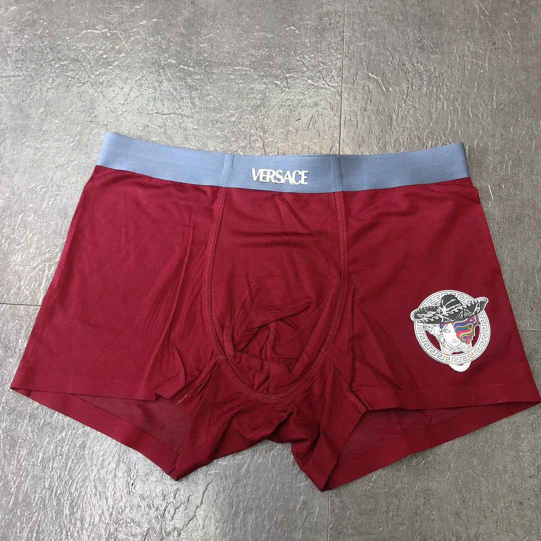 Versace Black Red Blue White Heart Shield Boxer Briefs, image 5