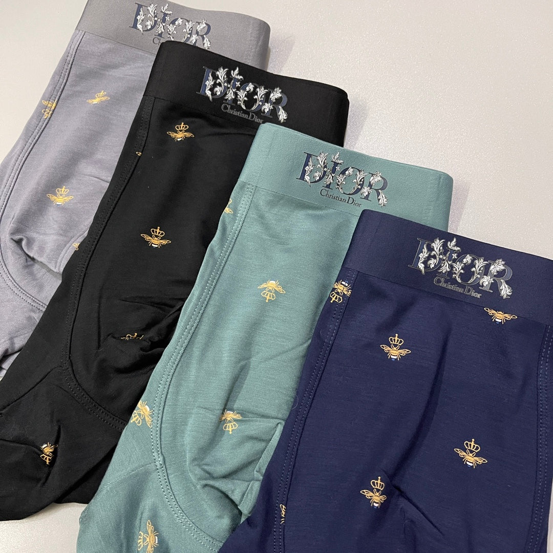 Dior Black Grey Green Small Repeated Motifs Boxer Briefs, image 9