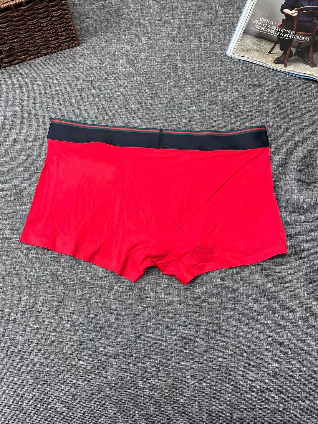 Burberry Red Small Round B Motifs Boxer Briefs, image 4