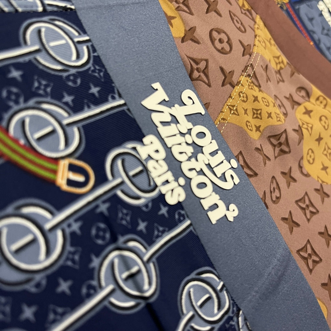 Louis Vuitton Dark Navy Allover Fine Monogram Boxer Briefs, image 5