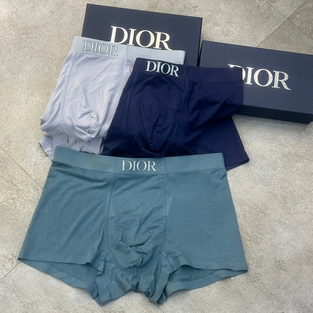 Dior Grey Blue Black Peach Mixed Waist Boxer Briefs, image 7
