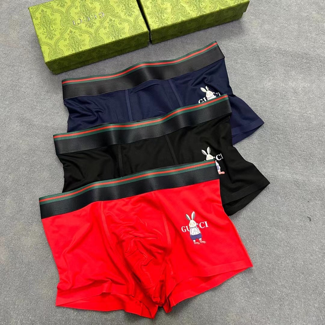 Gucci Red Black Navy Small Figure Boxer Briefs, image 11